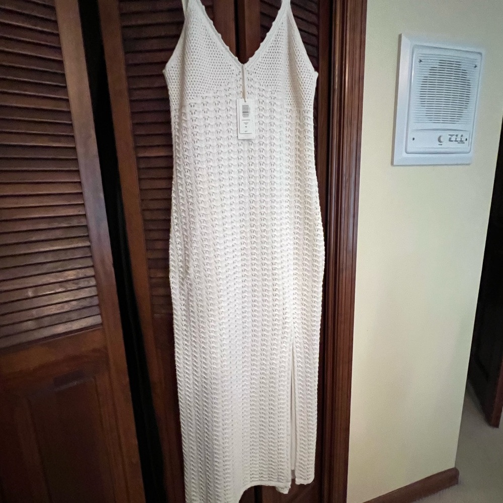 Z Supply Cream Knit Maxi Dress
